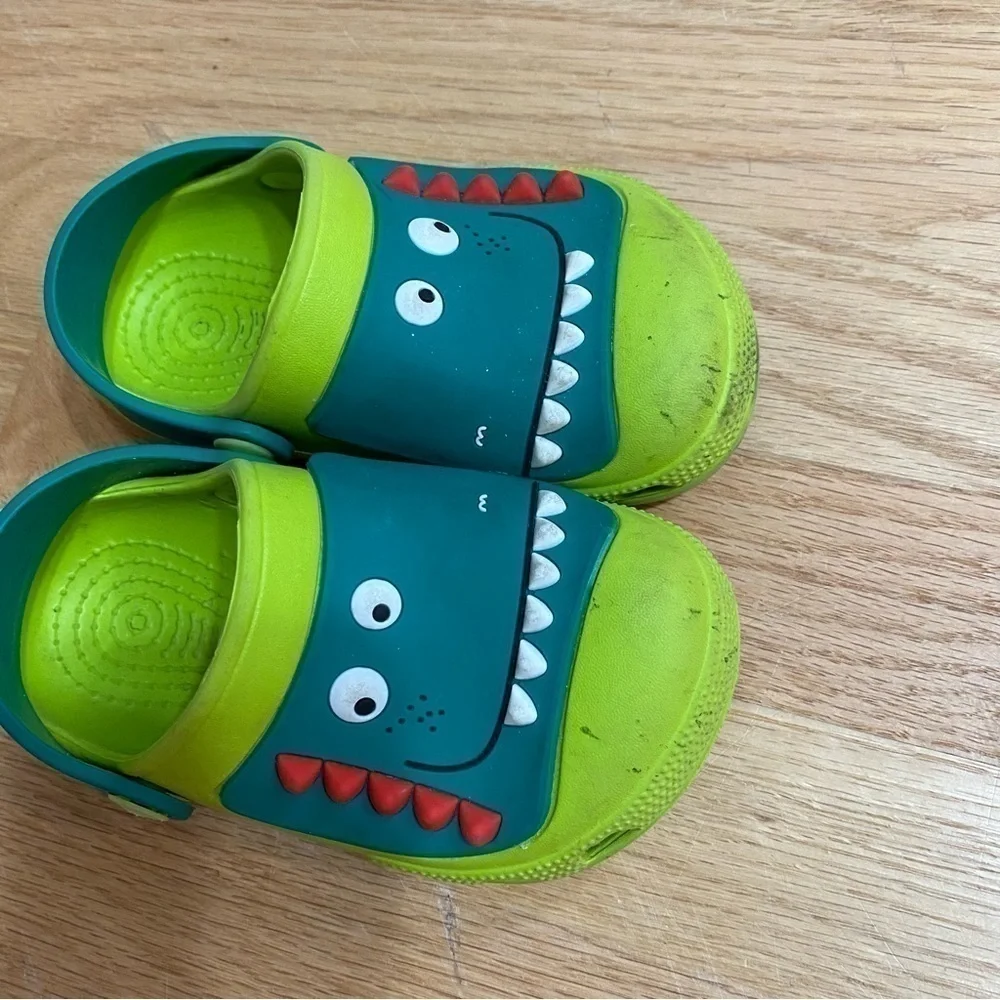 Alligator Sandal Shoes Sz 9 Toddler Green Kids Crocodile